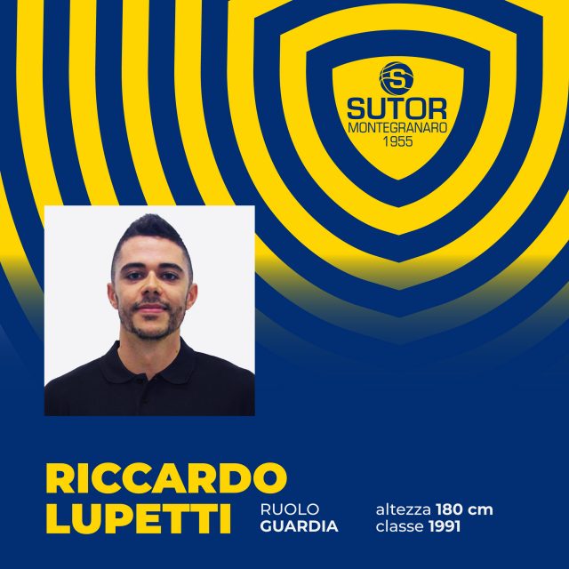 Riccardo Lupetti torna a casa! La Sutor annuncia l’ingaggio del 31enne play/guardia veregrense Doc
